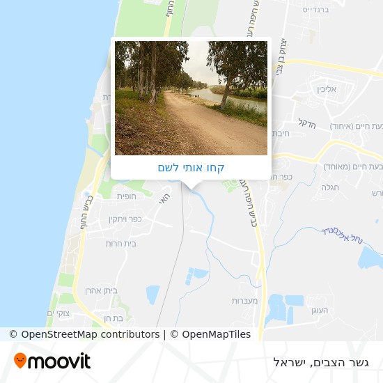 מפת גשר הצבים
