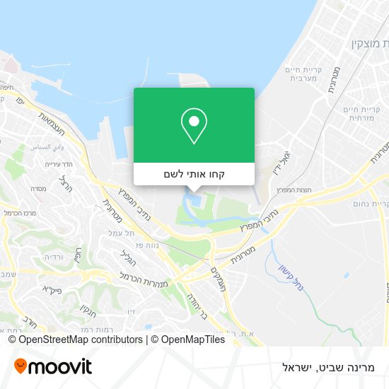 מפת מרינה שביט