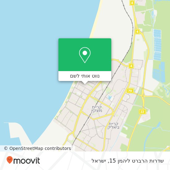 מפת שדרות הרברט ליהמן 15