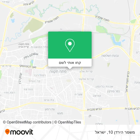 מפת משמר הירדן 10
