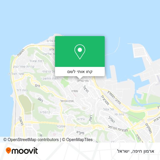 מפת ארמון חיפה