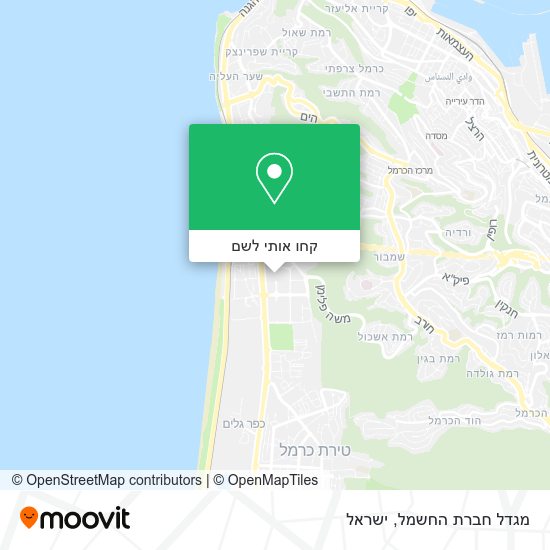 מפת מגדל חברת החשמל