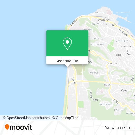 מפת חוף דדו