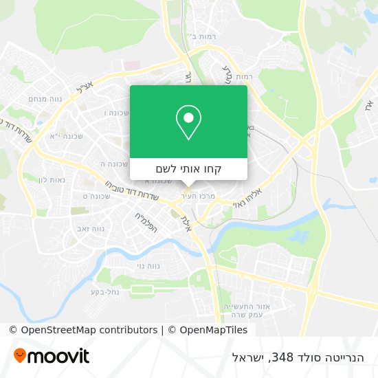 מפת הנרייטה סולד 348
