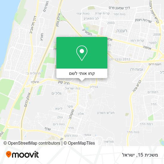 מפת משכית 15