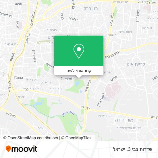 מפת שדרות צבי 3