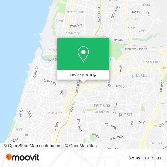 מפת מגדל פז