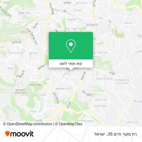 מפת רח מקור חיים 35