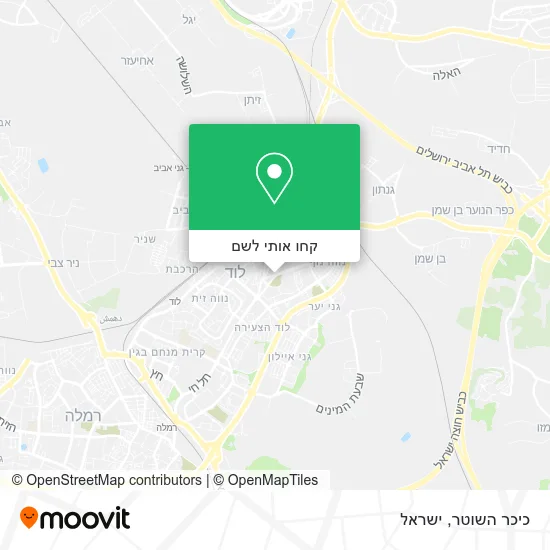 מפת כיכר השוטר