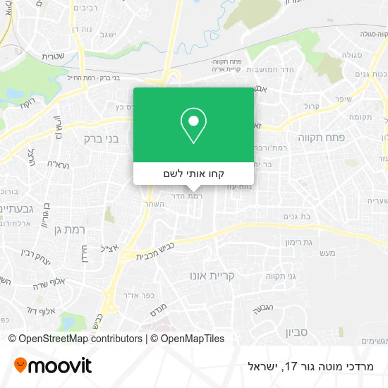 מפת מרדכי מוטה גור 17