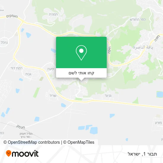 מפת תבור 1