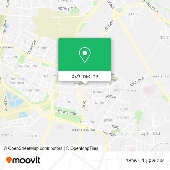 מפת אוסישקין 1