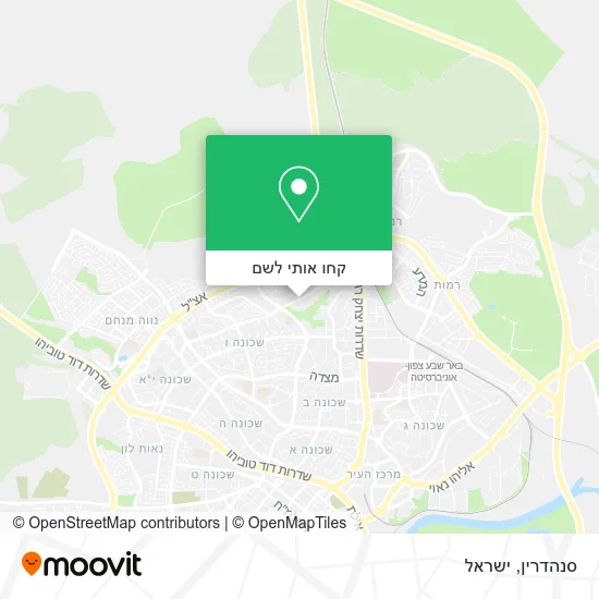 מפת סנהדרין