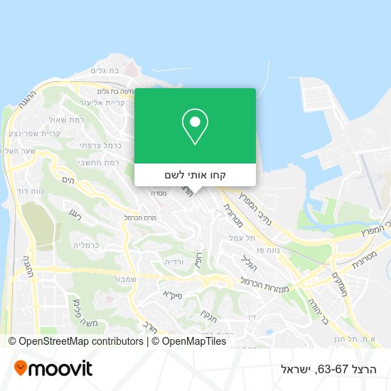 מפת הרצל 63-67