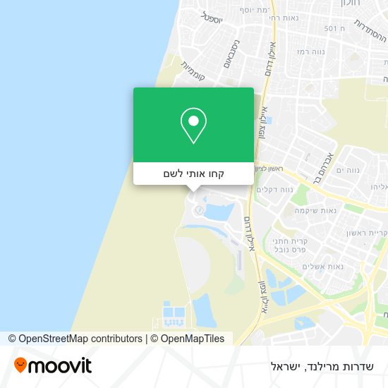 מפת שדרות מרילנד