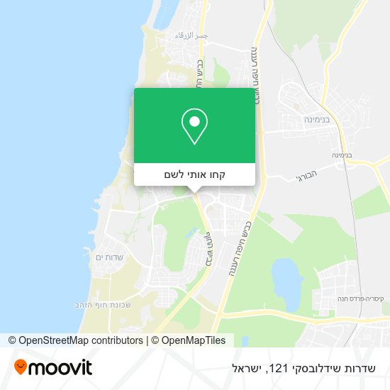 מפת שדרות שידלובסקי 121