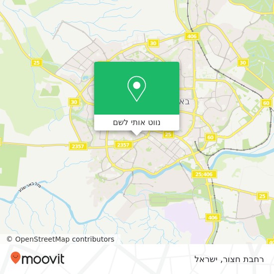 מפת רחבת חצור