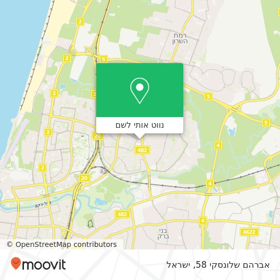 מפת אברהם שלונסקי 58