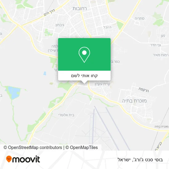 מפת בוסי סנט ג'ורג'