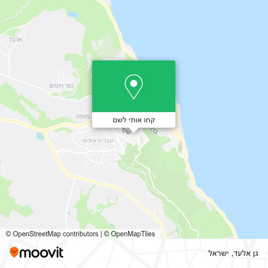 מפת גן אלעד