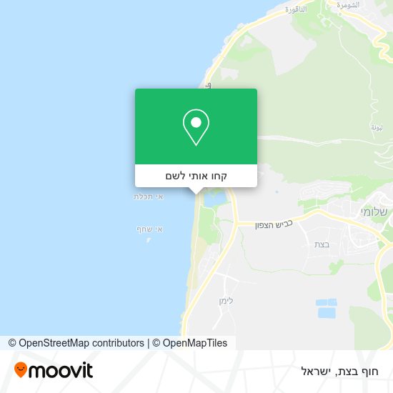 מפת חוף בצת