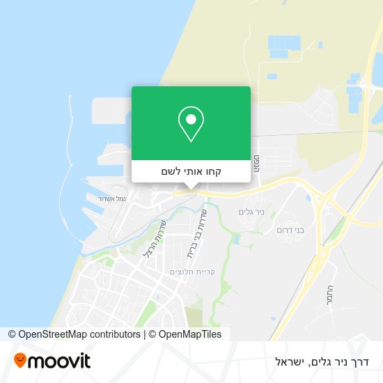 מפת דרך ניר גלים