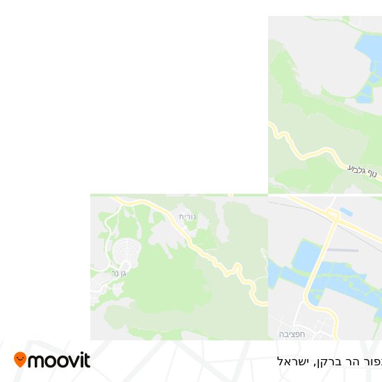 מפת מצפור הר ברקן