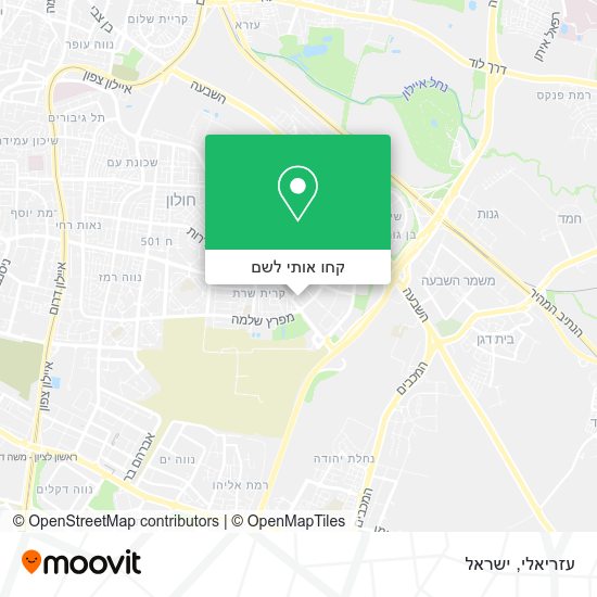 מפת עזריאלי