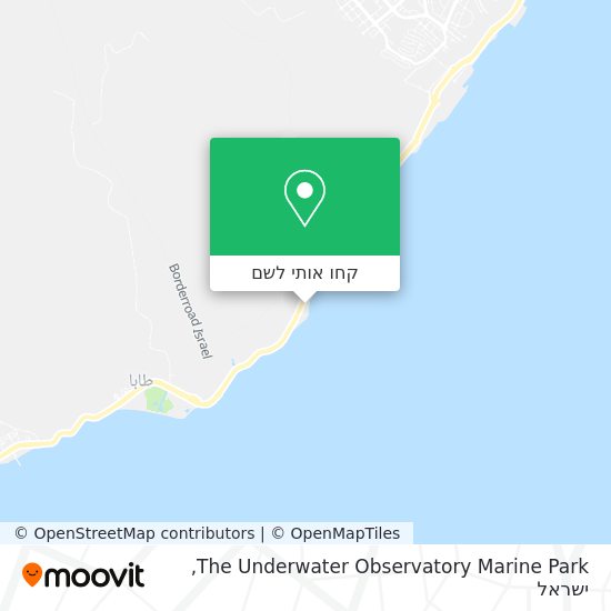 מפת The Underwater Observatory Marine Park
