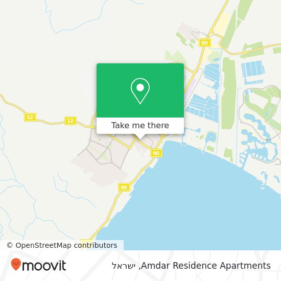 מפת Amdar Residence Apartments