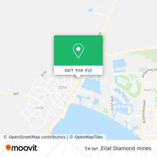 מפת Eilat Diamond mines