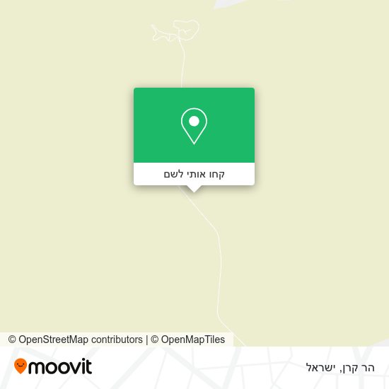 מפת הר קרן