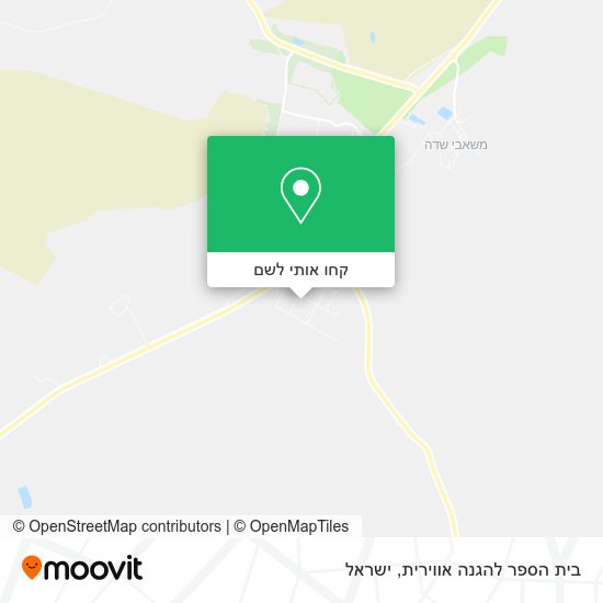 מפת בית הספר להגנה אווירית