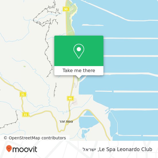 מפת Le Spa Leonardo Club