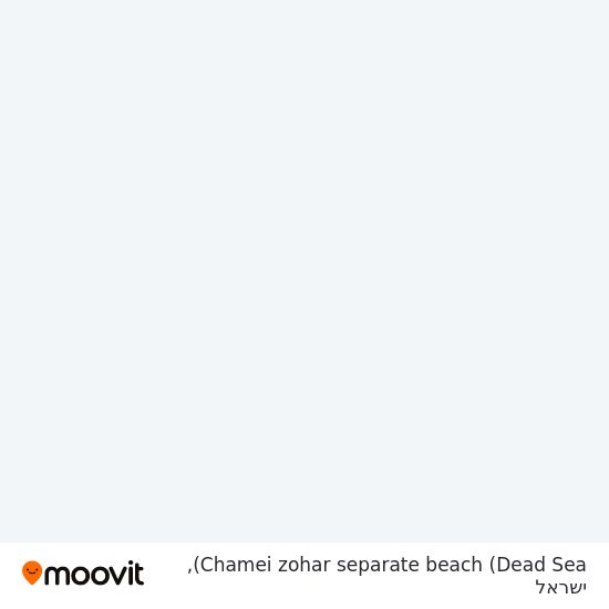 מפת Chamei zohar separate beach (Dead Sea)