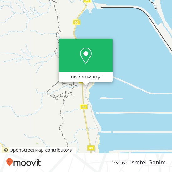 מפת Isrotel Ganim