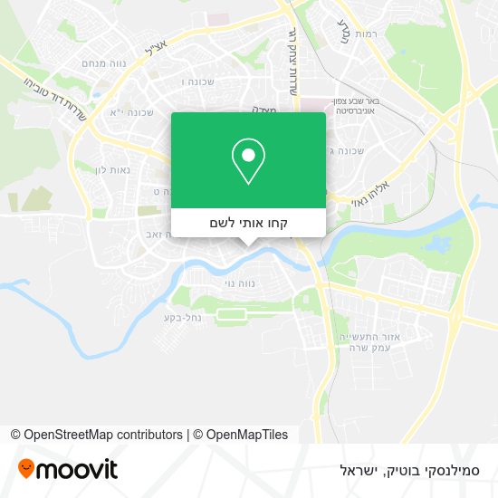 מפת סמילנסקי בוטיק