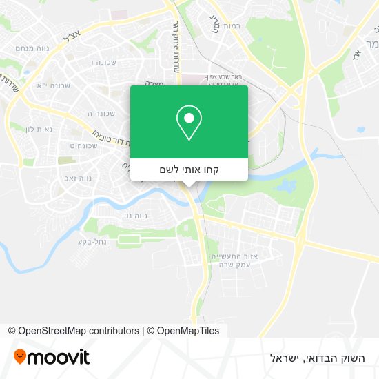 מפת השוק הבדואי