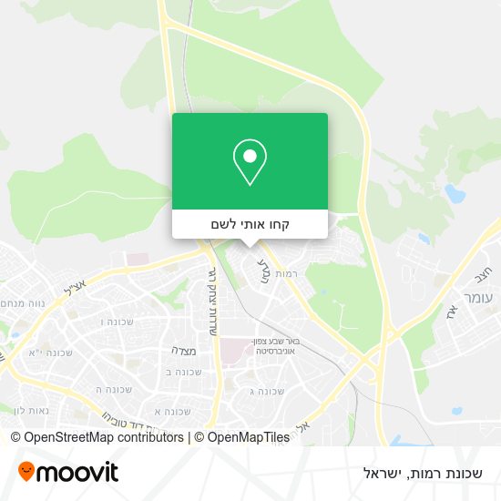 מפת שכונת רמות