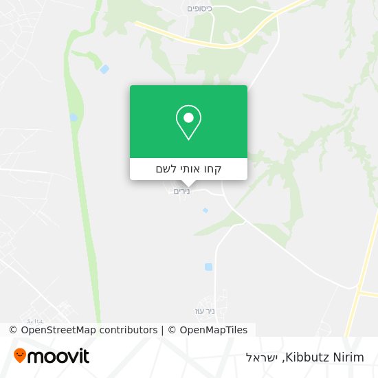 מפת Kibbutz Nirim