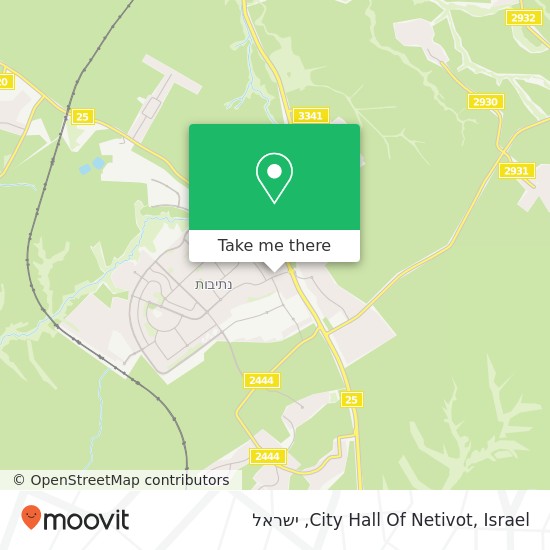 מפת City Hall Of Netivot, Israel