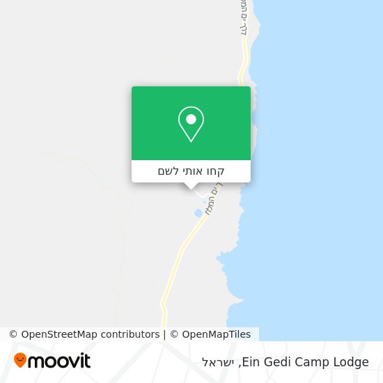מפת Ein Gedi Camp Lodge