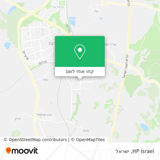 מפת HP Israel