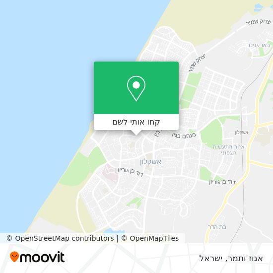 מפת אגוז ותמר