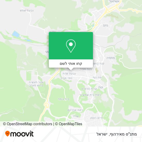 מפת מתנ"ס מאירהוף