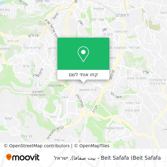 מפת Beit Safafa (Beit Safafa - بيت صفافا)