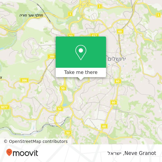 מפת Neve Granot