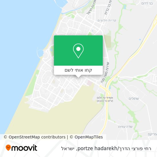 מפת רחי פורצי הדרך/portze hadarekh