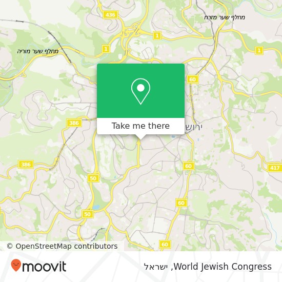 מפת World Jewish Congress