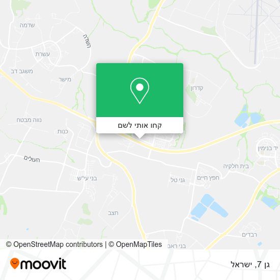 מפת גן 7